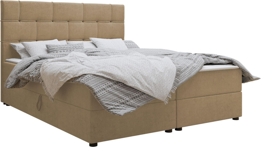 Kontinentalseng 180x200 cm - Beige