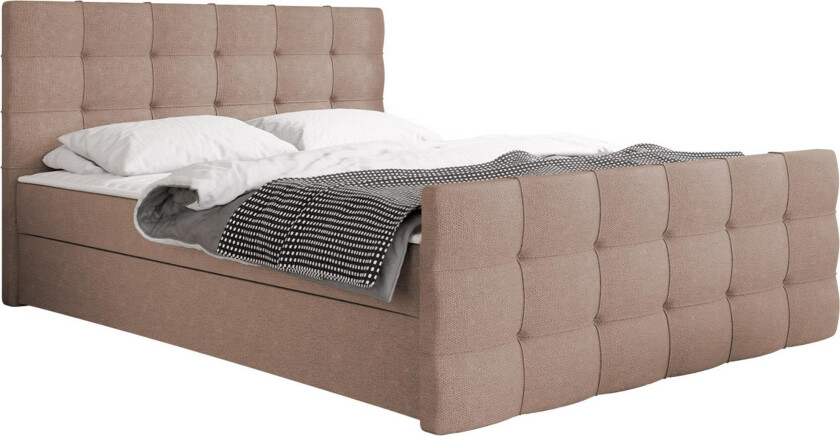 Milano Kontinentalseng 180x210 cm - Rosa|Beige