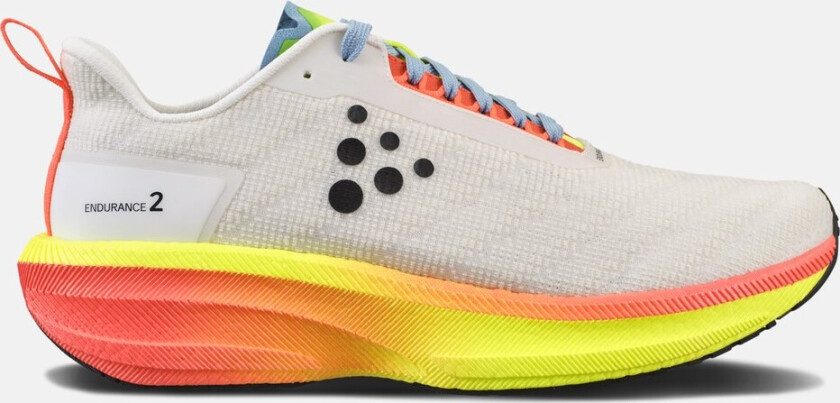 Endurance 2 W, Ash White/Shock, 5, Løpesko