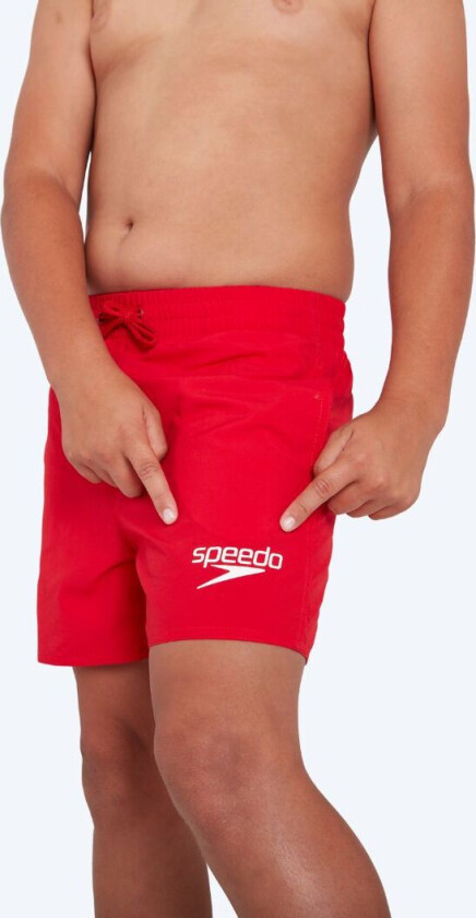 badeshorts til gutter - Essential - Rød
