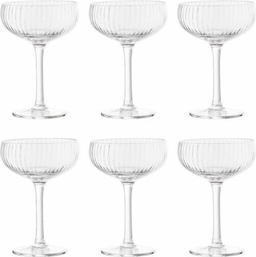 Astrid Champagneglass 25cl Klar 6stk