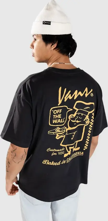 66 Baked In Loose T-skjorte svart