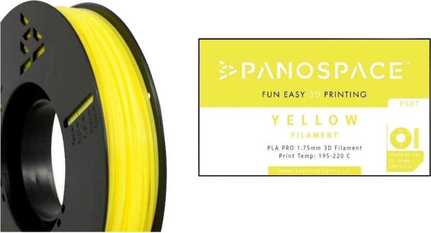 Pla-Filament 1.75 mm 300G, gul