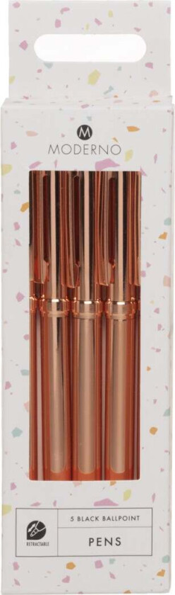 Kulepenn Rosegull 5 pk Moderno