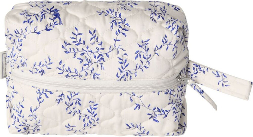 Bilde av Vattert Toalettmappe I Sateng, Liten Jardim | Blå | 0