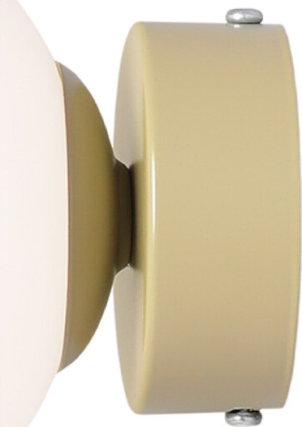 Ball vegglampe, grønn, Ø14 cm