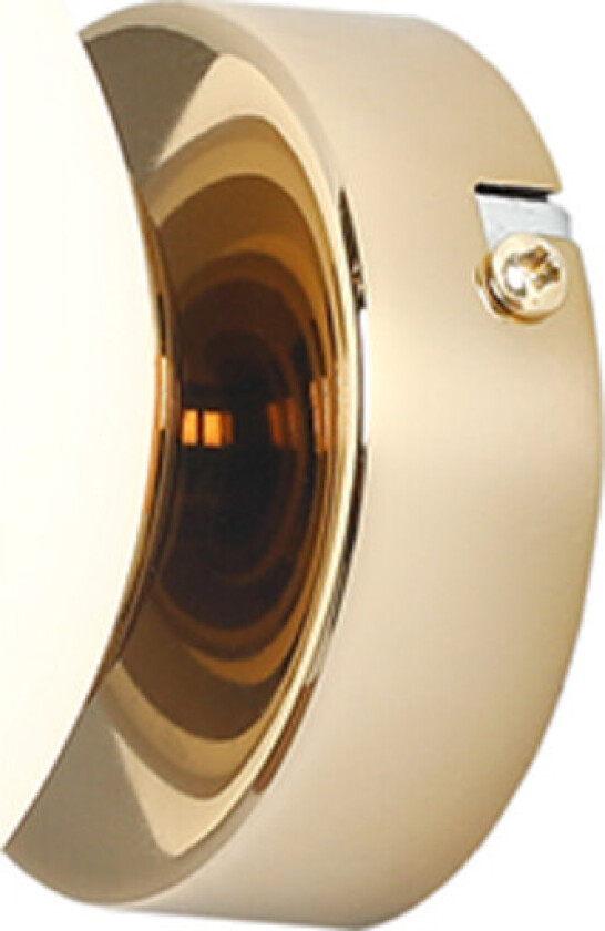 Ball vegglampe, gull, Ø14 cm