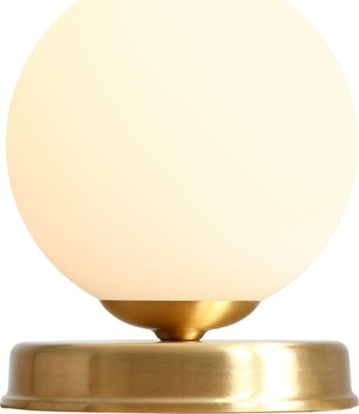 Ball bordlampe, messing, Ø17 cm