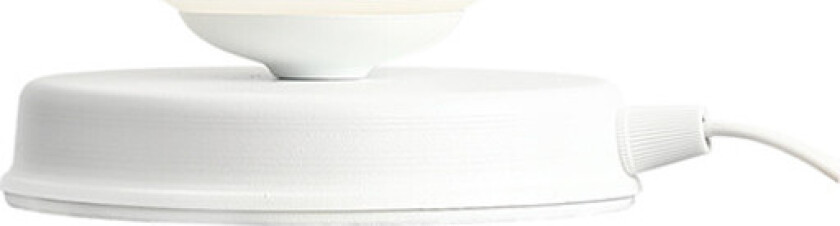 Ball bordlampe, hvit, Ø17 cm