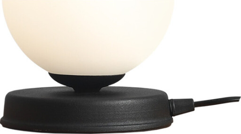 Ball bordlampe, svart, Ø17 cm