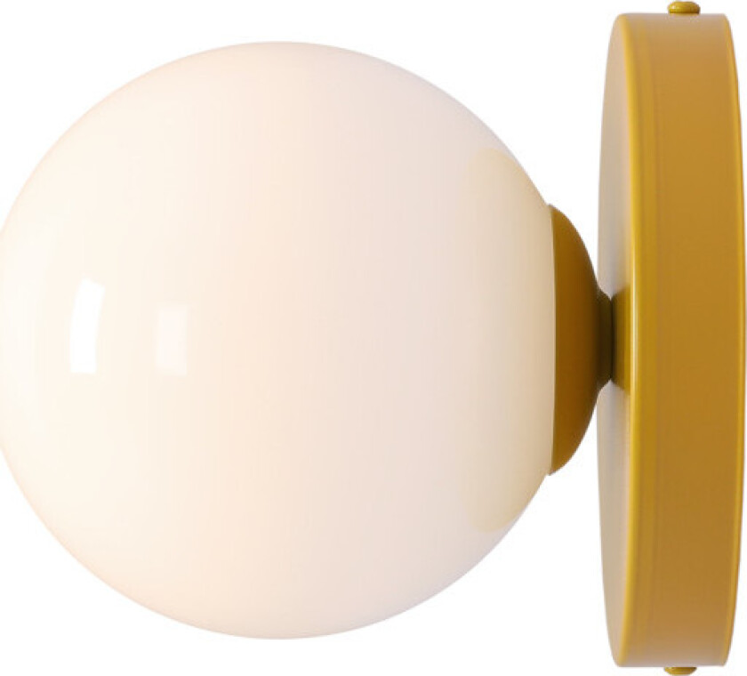 Ball 2 vegglampe, gul
