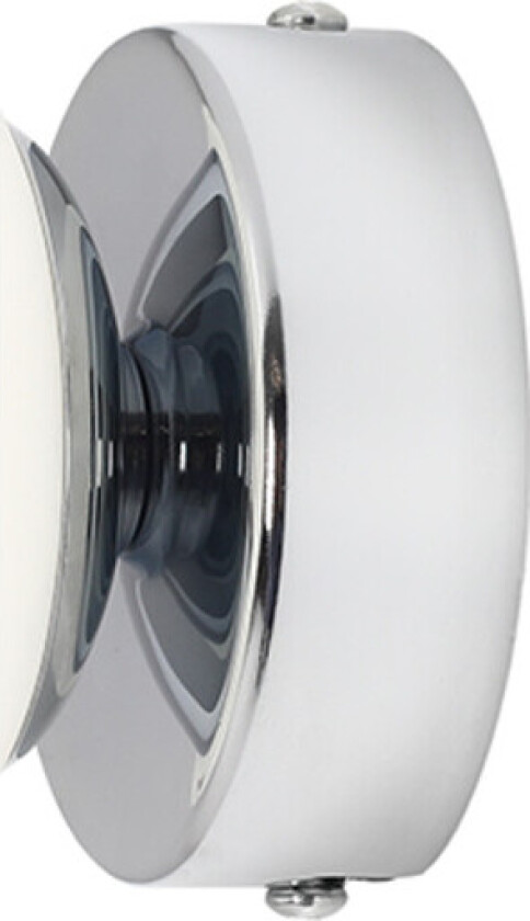 Ball vegglampe, krom, Ø14 cm