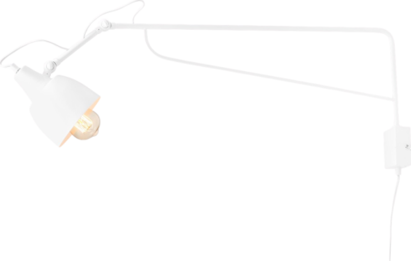 Soho vegglampe, 90 cm, hvit