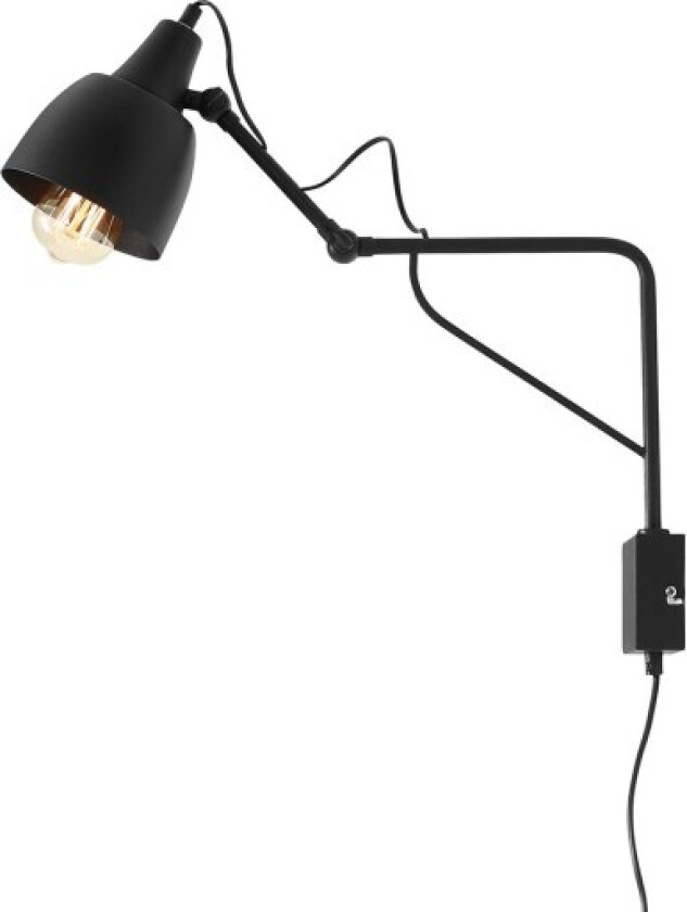 Soho vegglampe, 50 cm, svart