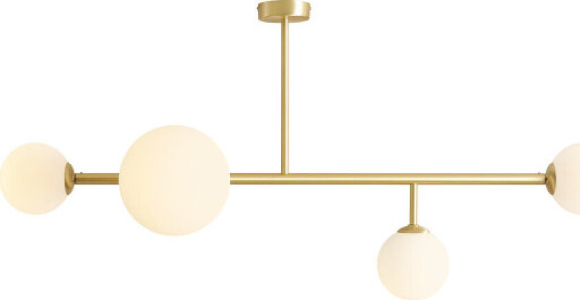 Dione taklampe, messing