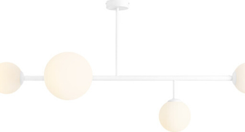 Dione taklampe, hvit