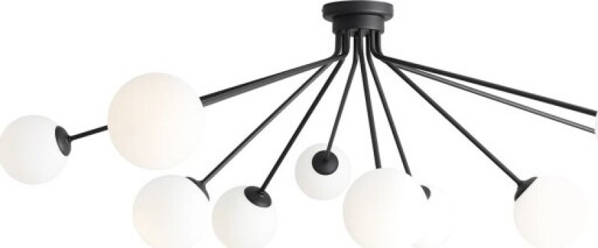 Holm 10 taklampe, svart