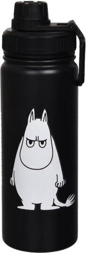 Mummi termoflaske 0,55L Mummitroll sint svart