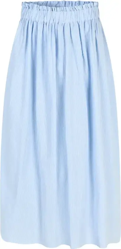 Dame, Skjørt, Blå, XL