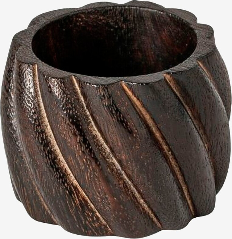Servettring Spiral 4-p - Brun