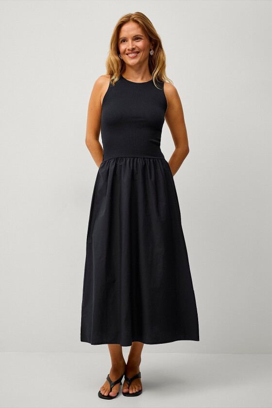 Maxikjole Dress Valvi - Svart