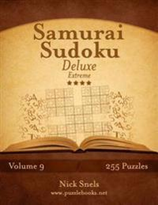 Samurai Sudoku Deluxe - Extreme - Volume 9 - 255 Logic Puzzles
