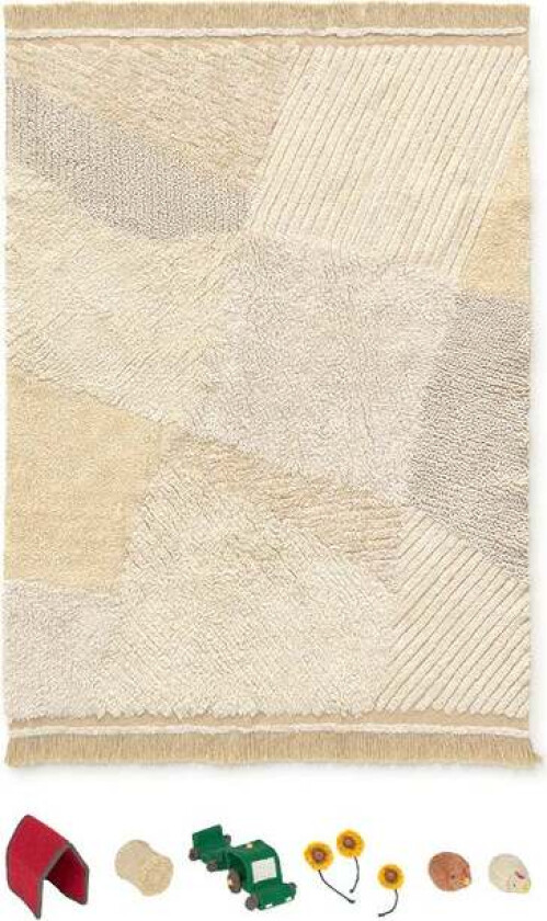 Lorena Canals Vaskbart Leketeppe Farm Fields - Tekstiler - Bomull