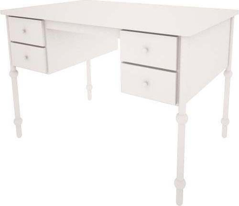 Babushka Skrivebord, Hvit - Bord