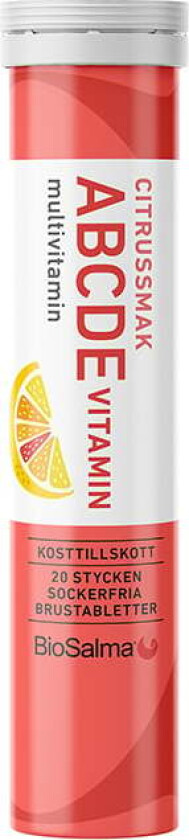 Bilde av ABCDE-vitamin Sitrus 20 brustabletter