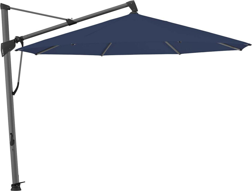 Bilde av Sombrano S+ fritthengende parasoll 400 cm kat.5 antrasitt aluminium / 530 Atlantic