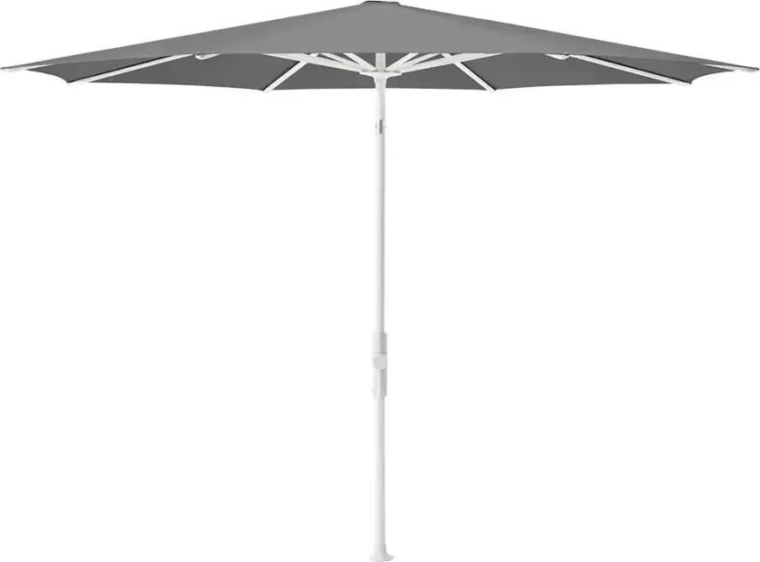 Twist 270 cm parasoll matt white Kat.5 502 Thunder