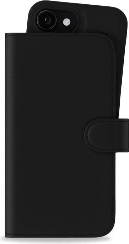 iPhone 16e Wallet Case Magnet Plus - Flip Deksel - Black