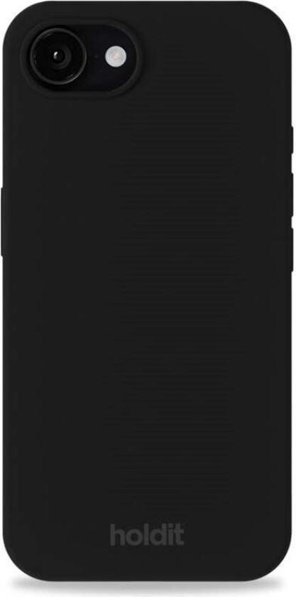 iPhone 16e Soft Touch Silikon Deksel - Black