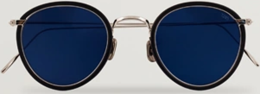 Eyevan 7285 717E Sunglasses Matte Black/Blue