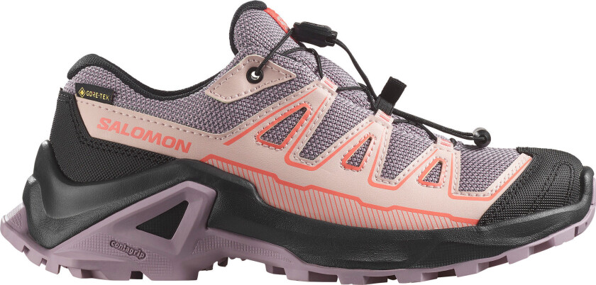 Kids' X Ultra Gore-tex Nirvana/black/fusion Coral UK 4 / EU 37
