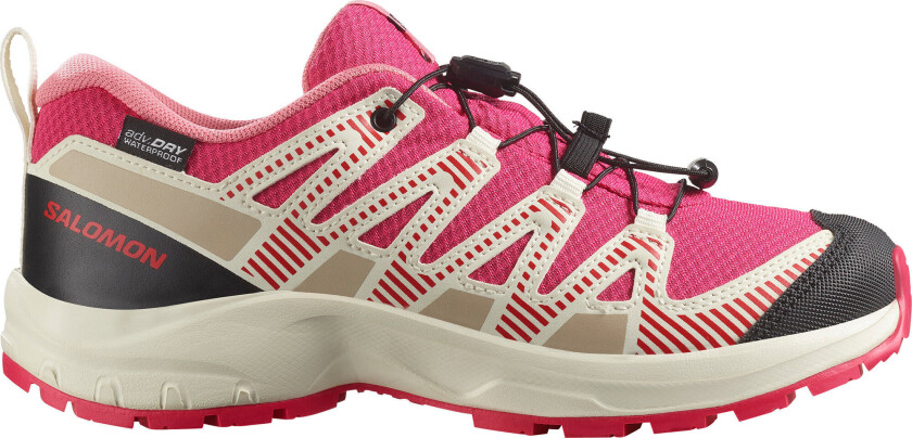 Kids' Xa Pro V8 Waterproof Rouge Red/vanilla Ice/flamingo Pink 35