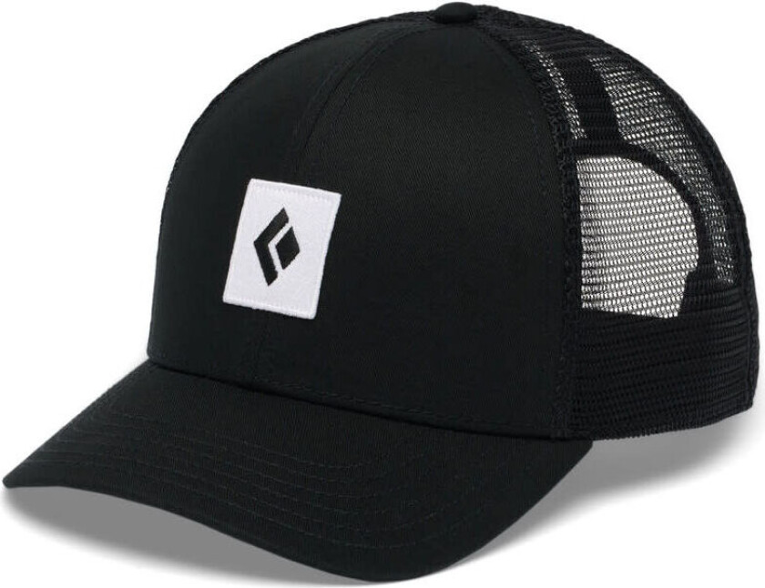 Black Diamond Men's Trucker Hat Black-black-white Icon Patch One Size