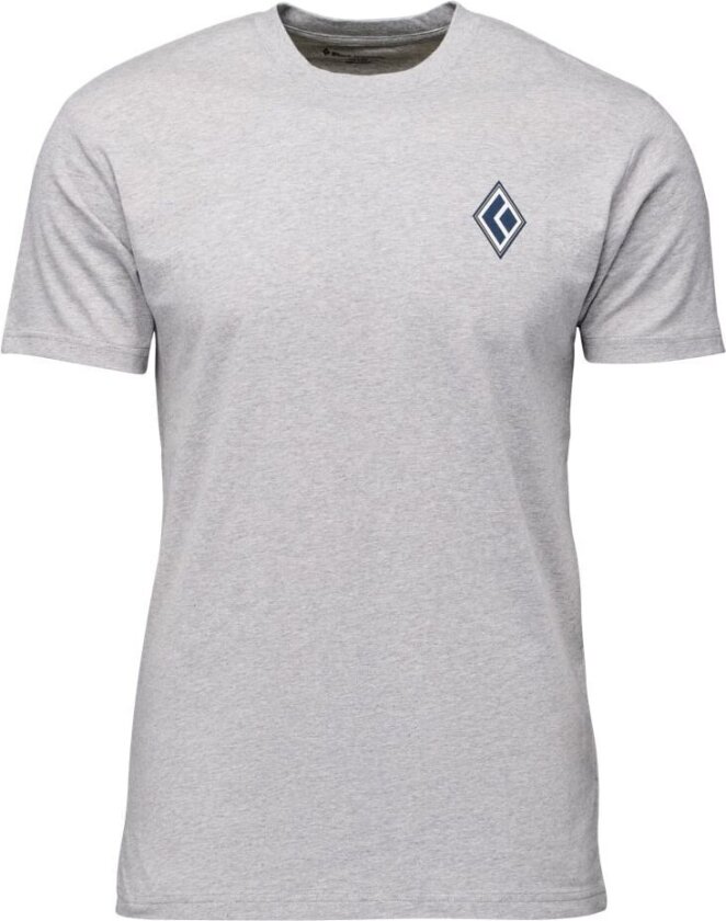 Black Diamond M Heritage Alpinist Ss Tee Nickel Heather S