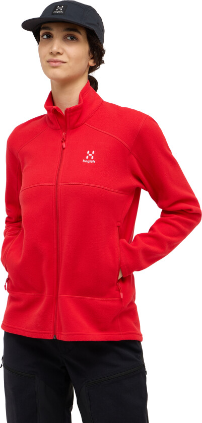 Buteo Mid Jacket Women Bright Red