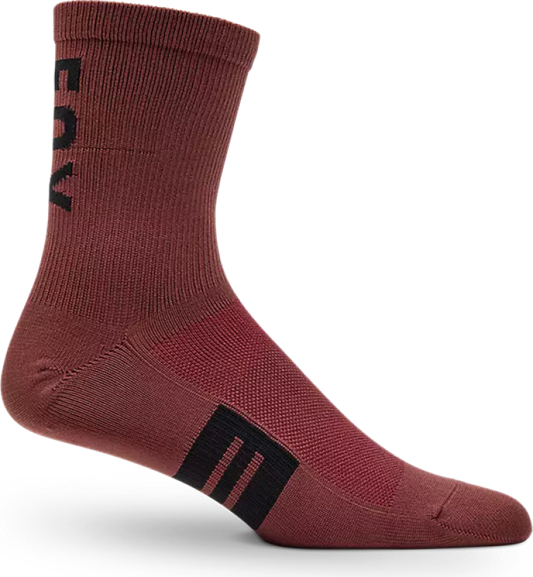 6"Flexair merino sykkelstrømper rustbrun