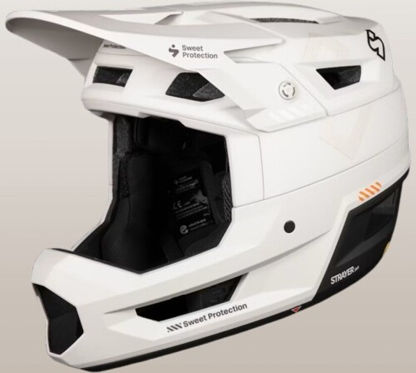 Strayer 2Vi Mips helhjelm bronco white