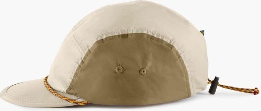 Runa Five Panel Cap Putty Grey-Olive