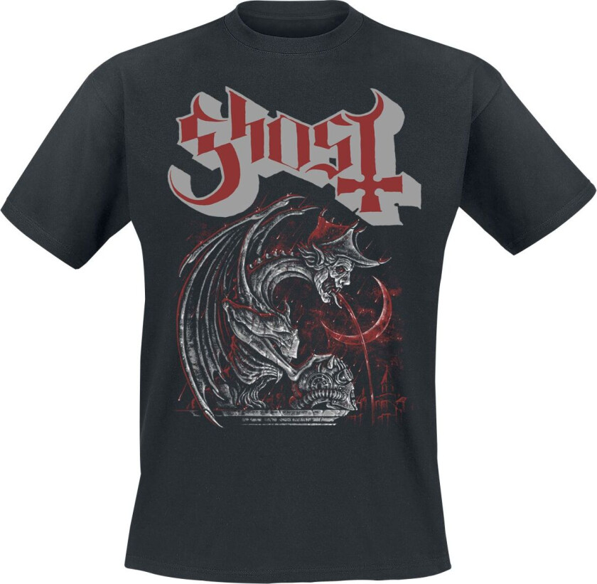 T-skjorte - Gargoyle Emeritus - S til 4XL - Herrer - svart