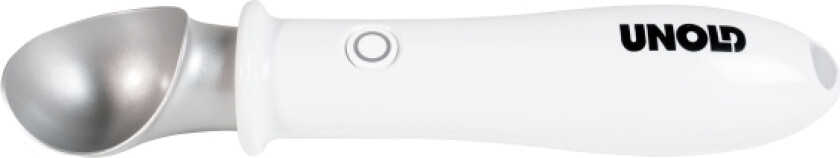 488990, Kuleformende Isskje, Plast, Rustfritt Stål, Hvit, Opphengshull, 210 Mm, 4 Mm