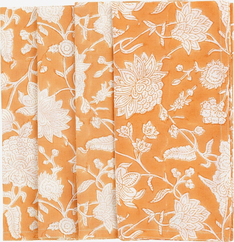 Servietter Indian Rose 2 stk - Orange