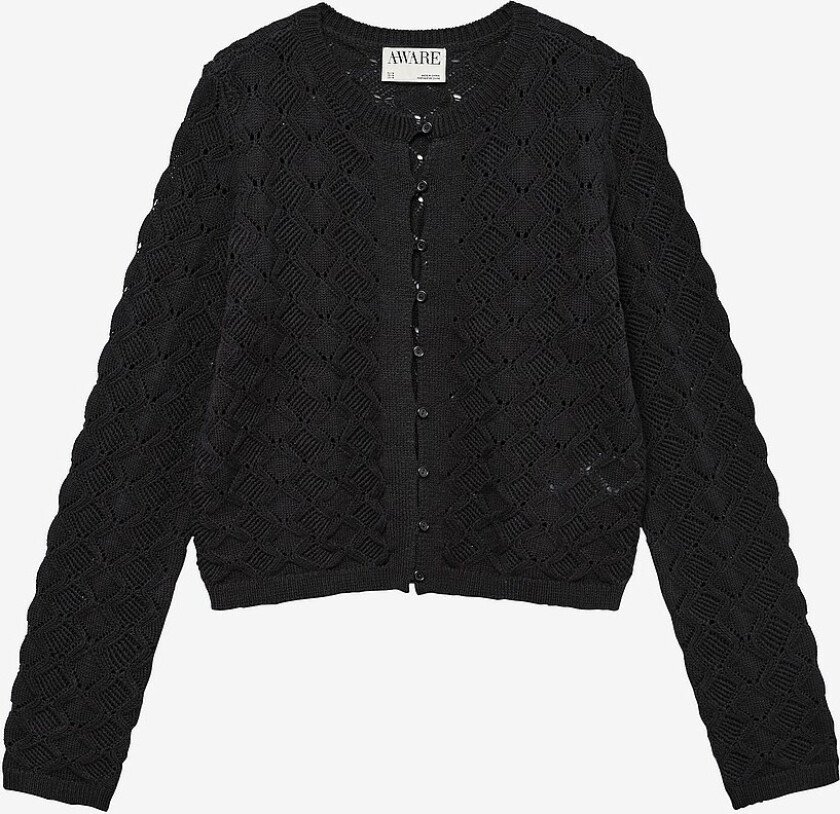 Kardigan vmPaola LS O-neck Knit Vma - Svart