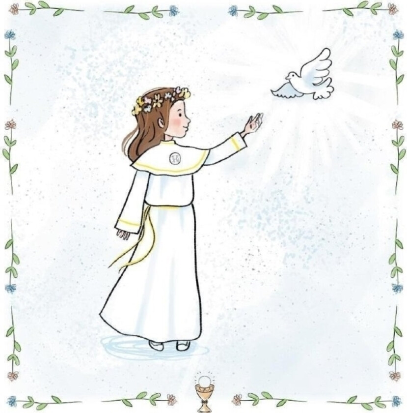 Gratulasjonskort. Første Nattverd 03