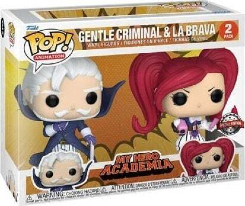 Promo Funko Pop Figurka Anime My Hero Academia: Gentle Criminal & La Brava 60894