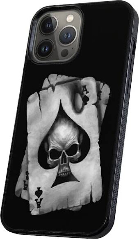 iPhone 16 Pro Max - Deksel/Mobildeksel Dødningehode Kortstokk