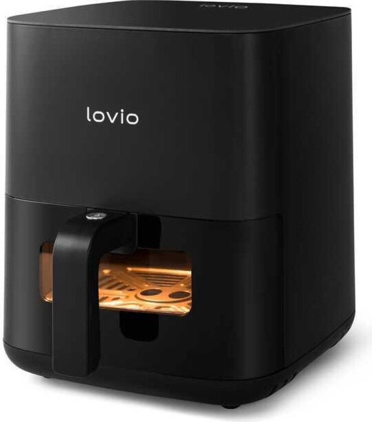 Lovio PureFry Airfryer - 5L, 1450W - Sort